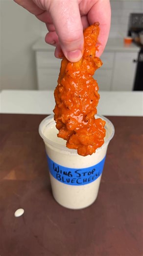 The only dipping stop you need. Wingstop blue cheese | G_Bque