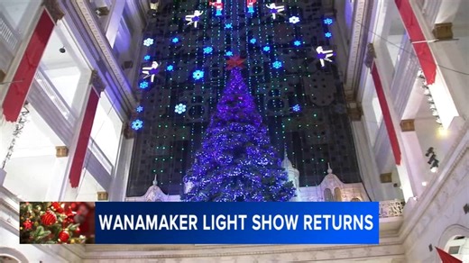 Wanamaker Light Show set to open for the season