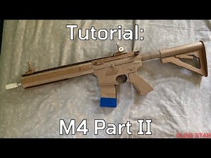 How to make: Cardboard M4 - Part II (Upper Receiver)