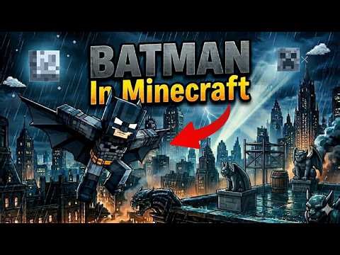 I Add DC Superhero MOD In Minecraft!