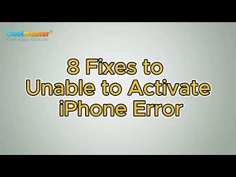 Repair Unable to Activate iPhone Error with 8 Easy Fixes