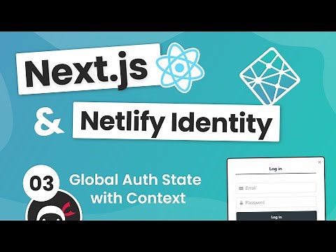 Next.js & Identity (auth) Tutorial #3 - Creating an Auth Context