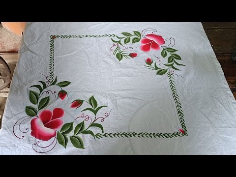 Mejposh Painting Design Simple #mejposhpaintingdesignrose#mejposhpaintingdesigneasy#artsworkonfabric
