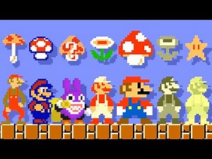 Super Mario Maker 1 & 2 - All Super Mario Bros Power-Ups