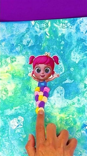 EMMIE The Craft Mermaid! ✂️ Paper Girly Art Hacks For #kids #shorts