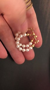 Pearl Hoop Earrings: 14k Gold Filled, Bridesmaid Jewelry - Etsy