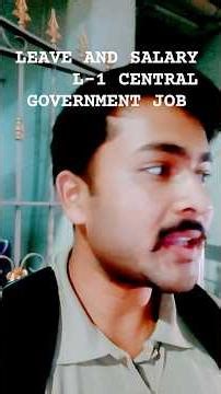 Leaves in govt jobs salary in Jan 2026 level 1 central government job