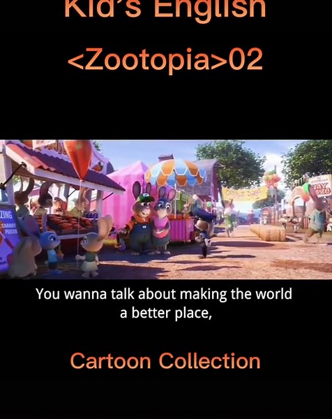 Zootopia: Kid's English Learning Cartoon Movie