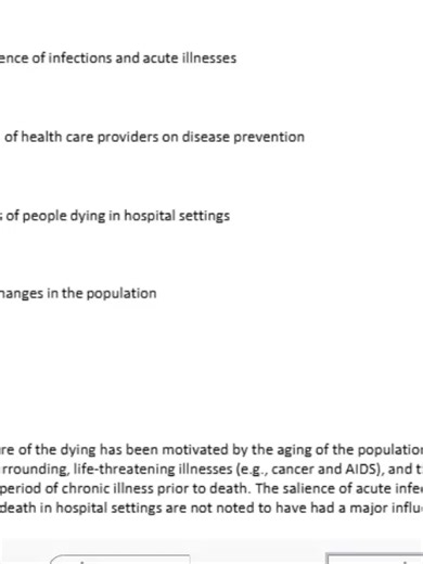 Definition and Goals of End-of-Life (EOL) Care Definition: Care provided to patients with a terminal illness or approaching death, focusing on comfort, dignity, and quality of life rather than curative treatment. Goals: Provide comfort and symptom management Support emotional, spiritual, and psychosocial needs Facilitate family involvement and decision-making Ensure ethical and culturally sensitive care 2. Key Principles of EOL Care PrincipleDescriptionPain & Symptom ManagementUse pharmacologic 