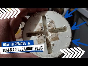 How to Remove a Tom-Kap Countersunk Cleanout Plug