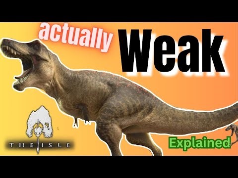 The Isle T-Rex Isn't As Strong As People Think ( Explained )