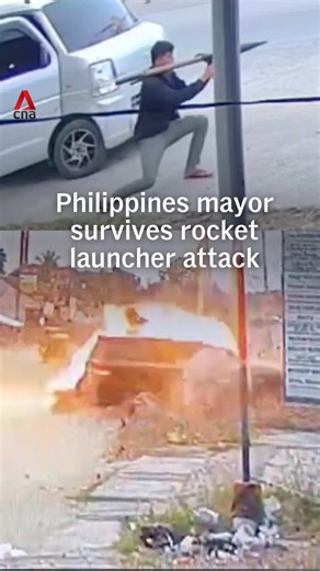 A mayor in the Philippines survived a rocket launcher attack on his vehicle on Sunday (Jan 25). Shariff Aguak Mayor Akmad Ampatuan was reportedly unharmed, but two members of his security detail were injured. Three gunmen were killed during a pursuit, with another suspect still at large, according to Inquirer.net. The mayor claimed he has survived multiple assassination attempts. Authorities are investigating who was behind the attack and why. #philippinesnews #phnews #shariffaguak