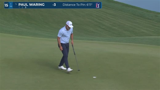 Paul Waring | Round 1 | 15th hole | Shot 3 | -1 Houston Open