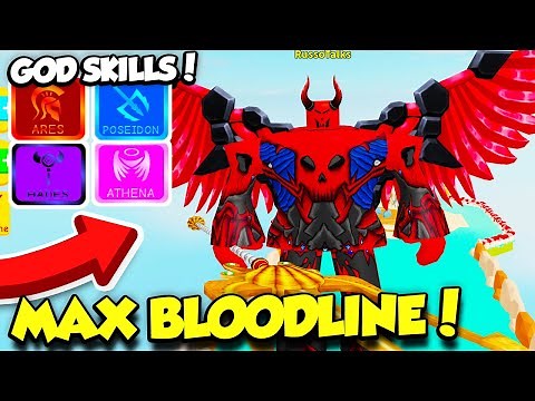 I Became MAX BLOODLINE And Got INSANE GOD SKILLS In Lifting Simulator Update! *MAX SIZE* (Roblox)
