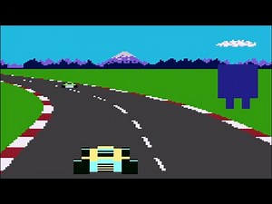 Pole Position Gameplay Atari 8 Bit
