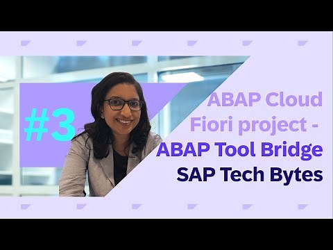 03 - ABAP Cloud - Fiori project using ABAP Tool Bridge