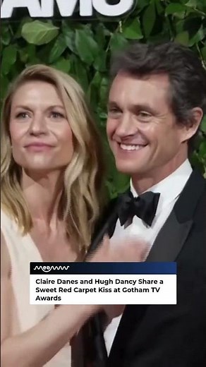 Claire Danes and Hugh Dancy Share a Sweet Red Carpet Kiss at Gotham TV Awards