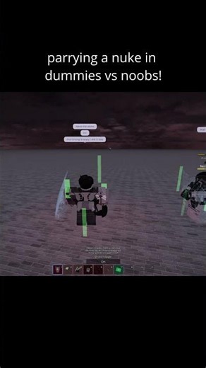 parrying a nuke #shorts #roblox