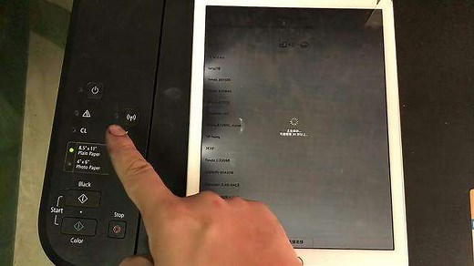 佳能MG3680 MG3620 打印机手机连接 wifi连接