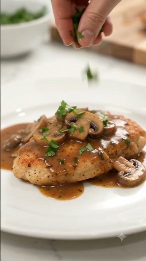 Chicken Marsala Recipe | Easy, Creamy & Full of Flavor 🍗🍄