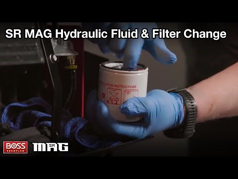 SR MAG Hydraulic Fluid & Filter Change | Maintenance How-To Guide | BOSS Snowplow