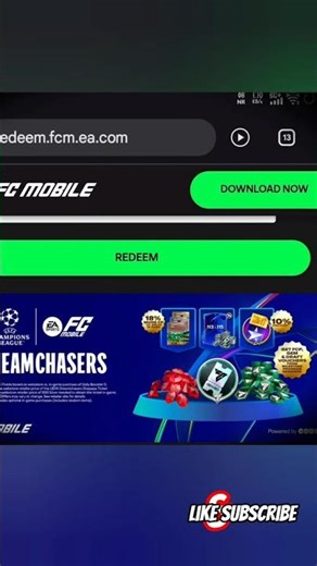 New Redeem Code in Fcmobile #fcmobile #fcmobileid #fc26 #eafcmobile