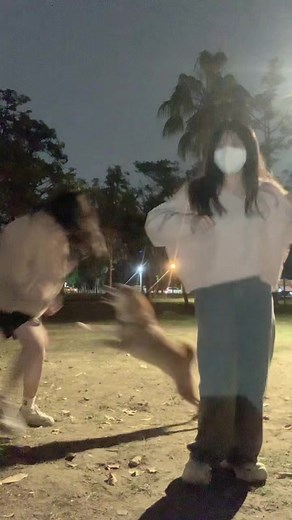 跳到一半跟柴玩又被柴追😨 #fyp #17y #高雄 #07