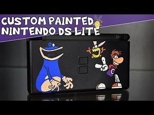 Rayman - Custom Painted Nintendo DS Lite