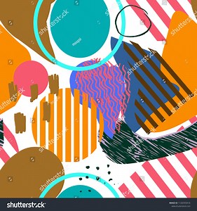 Abstract Geometric Seamless Pattern Vector Texture Stock Vector (Royalty Free) 1126593416 | Shutterstock