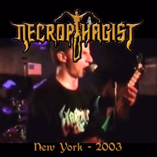 Mortuary🩻Melodies on Instagram: "NECROPHAGIST- Live - New York - 2003 🗡️ . Never seen them play Crystal this close and clear , can tell Muhammad respected what Chuck wrote not changing a note 🪓 . ⚔️Crystal Mountain ⚔️ . . . @necrophagist_official . . . . #live #deathmetal #music #hashtagsareretarded"