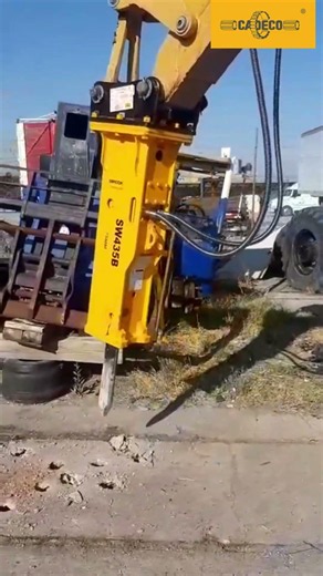 Equipate con el martillo hidráulico SWICCH SW435B para #retroexcavadora