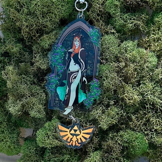 Twilight Princess Dangle Keychain - Etsy