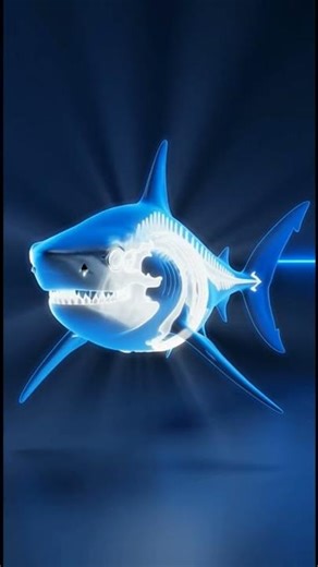 Inside the Ocean’s Ghost: Shark X-Ray Reveal! 🦈🦴