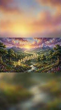 Paisajes de ensueño al atardecer