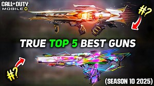 12K views · 205 reactions | True Top 5 best Guns in Cod Mobile Season 10 (2025) #codm | Strange One Gaming | Facebook