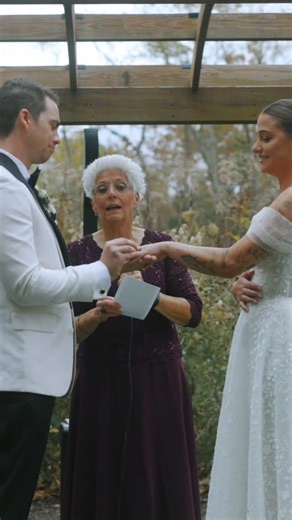 Wedding & Elopement Videographer on Instagram: "When your rings are hidden under two random chairs😳💍 Lauren & Dylan turned their ceremony into a surprise moment no one sawcoming. And the reactions were priceless! A wedding that felt fun, personal, and totally them. . . . #weddingreels #uniquewedding #weddingsurprise #weddinginspo #weddingvideographer"