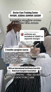 FREE UNIFORM, HOSPITAL OJT and FREE BLS TRAINING CERT. #CNA #DoctorCare #caregivertrainingcourse | Doctor Care