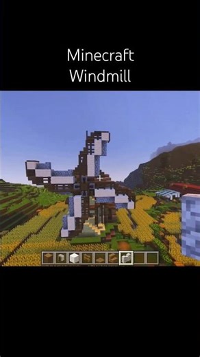 Minecraft windmill #minecraft #minecraftbuilding #minecraftshorts