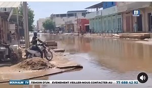 Les habitants de Touba sont attaqués par le gouvernement en raison de la première pluie à Touba et des inondations. | DIRECT28.COM
