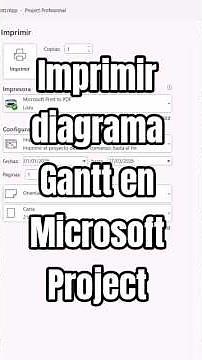 How to Print a Gantt Chart in Microsoft Project #engineering #project #gantt