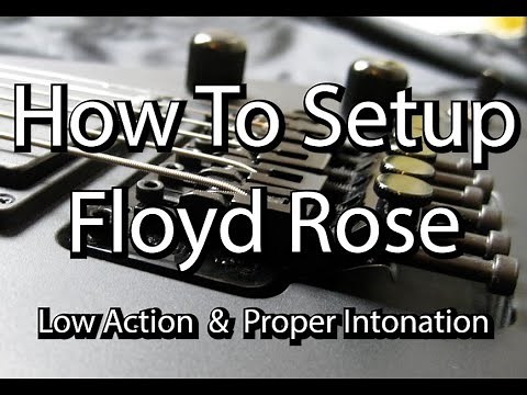 How to Setup a Floyd Rose Trem System Properly with Low Action and Intonation