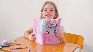 WERNNSAI Kids Plush Capybara Diary for Boys - Kids Secret Diary with Lock and Key Boys Cute Journal School A5 Lined Notebooks for Writing Drawing Christmas Birthday Gift for Boy