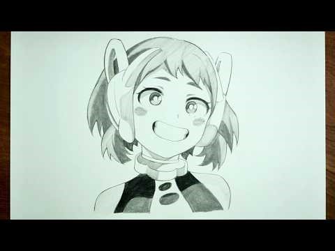 How To Draw Ochaco Uraraka from My Hero Academia - Step By Step