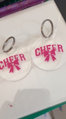 Cheer Design Keyrings - Etsy