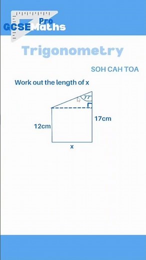 Trigonometry Find Sides SOH CAH TOA #gcsemaths #maths #trigonometry #sohcahtoa #geometry #triangles