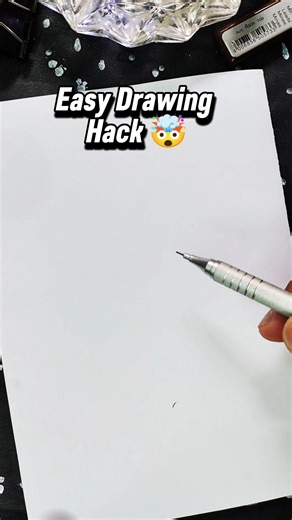 Easy Drawing Hack 🤯 | Draw a key 🗝️ #drawing #handwriting
