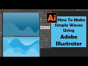 How To Make Simple Waves Using Adobe Illustrator