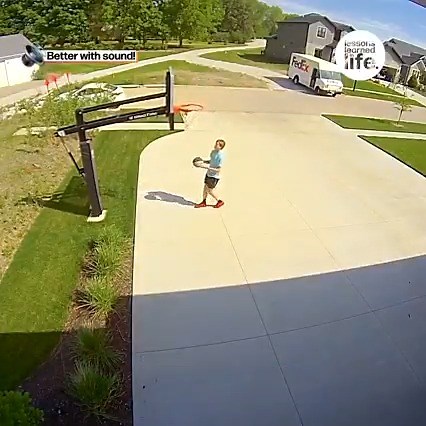 47K views · 602 reactions | Delivery driver dunk-n-dash | Lessons Learned In Life | Facebook