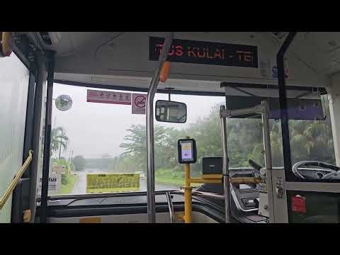 Green Transit Liner Bus 02 [Kulai → Ayer Hitam] Direction 2 Timelapse