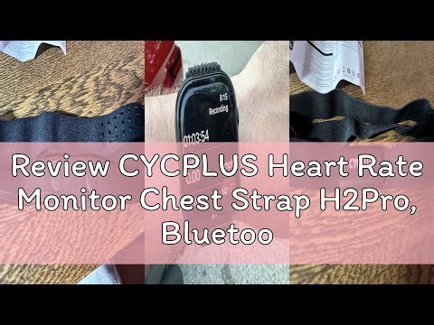 Review CYCPLUS Heart Rate Monitor Chest Strap H2Pro, Bluetooth ANT+ Heart Rate Monitor Chest Sensor
